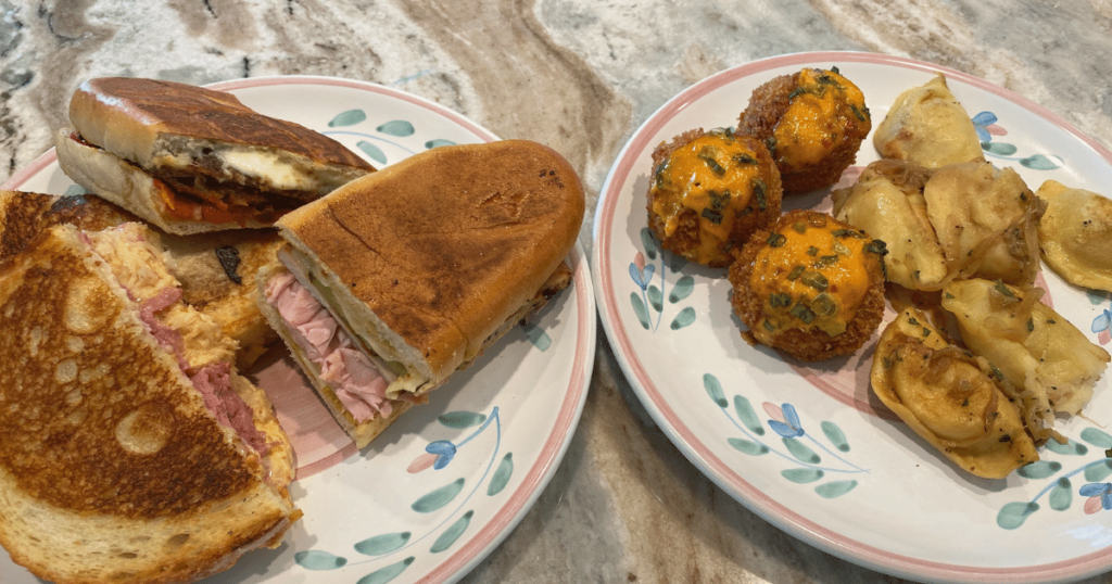 Selection of sandwiches and sides from The German Butcher