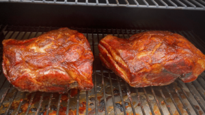 Smoked Pork Butts.